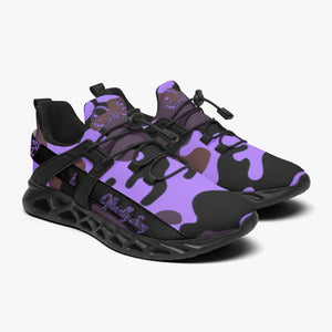 Officially Sexy  Purple Army Camouflage Collection Mesh Running Shoes