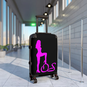 Officially Sexy Chic Travel Suitcases with Bold Pink Design