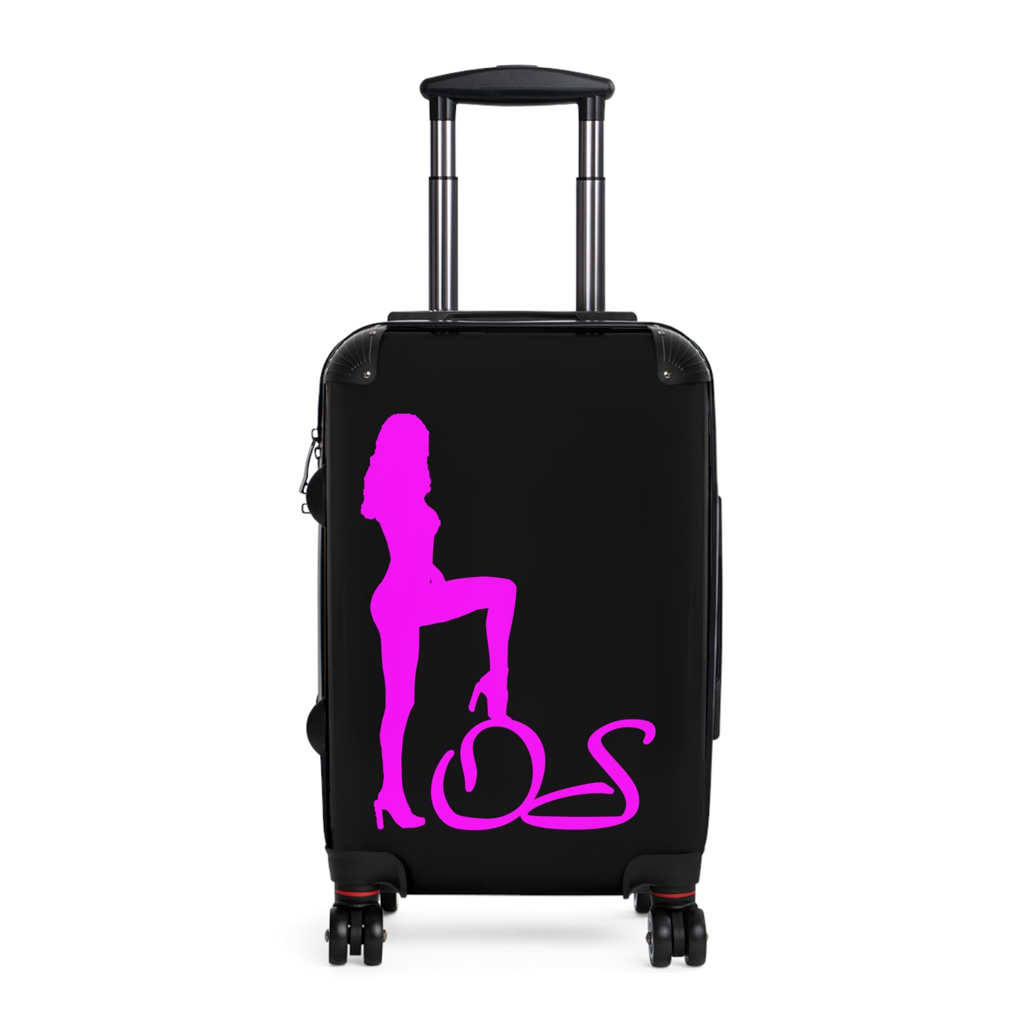 Officially Sexy Chic Travel Suitcases with Bold Pink Design