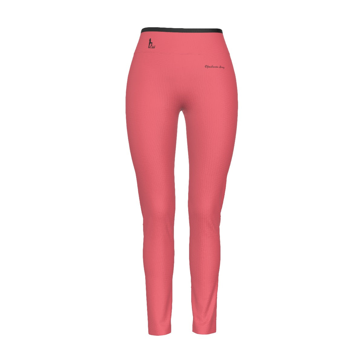 Officially Sexy English Solid Color Collection Women's High Waist Leggings With Side Stitch Closure