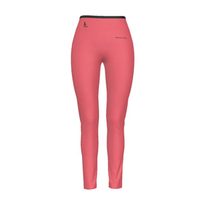 Officially Sexy English Solid Color Collection Women's High Waist Leggings With Side Stitch Closure