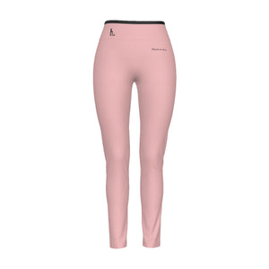 Officially Sexy English Solid Color Collection Women's High Waist Leggings With Side Stitch Closure
