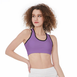 Officially Sexy Solid Color With Black Trim Women’s Sports Bra