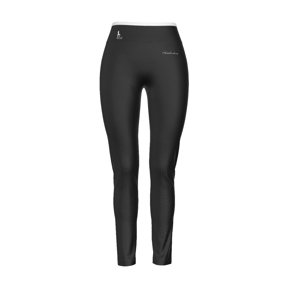Officially Sexy English Solid Color Collection Women's High Waist Leggings With Side Stitch Closure