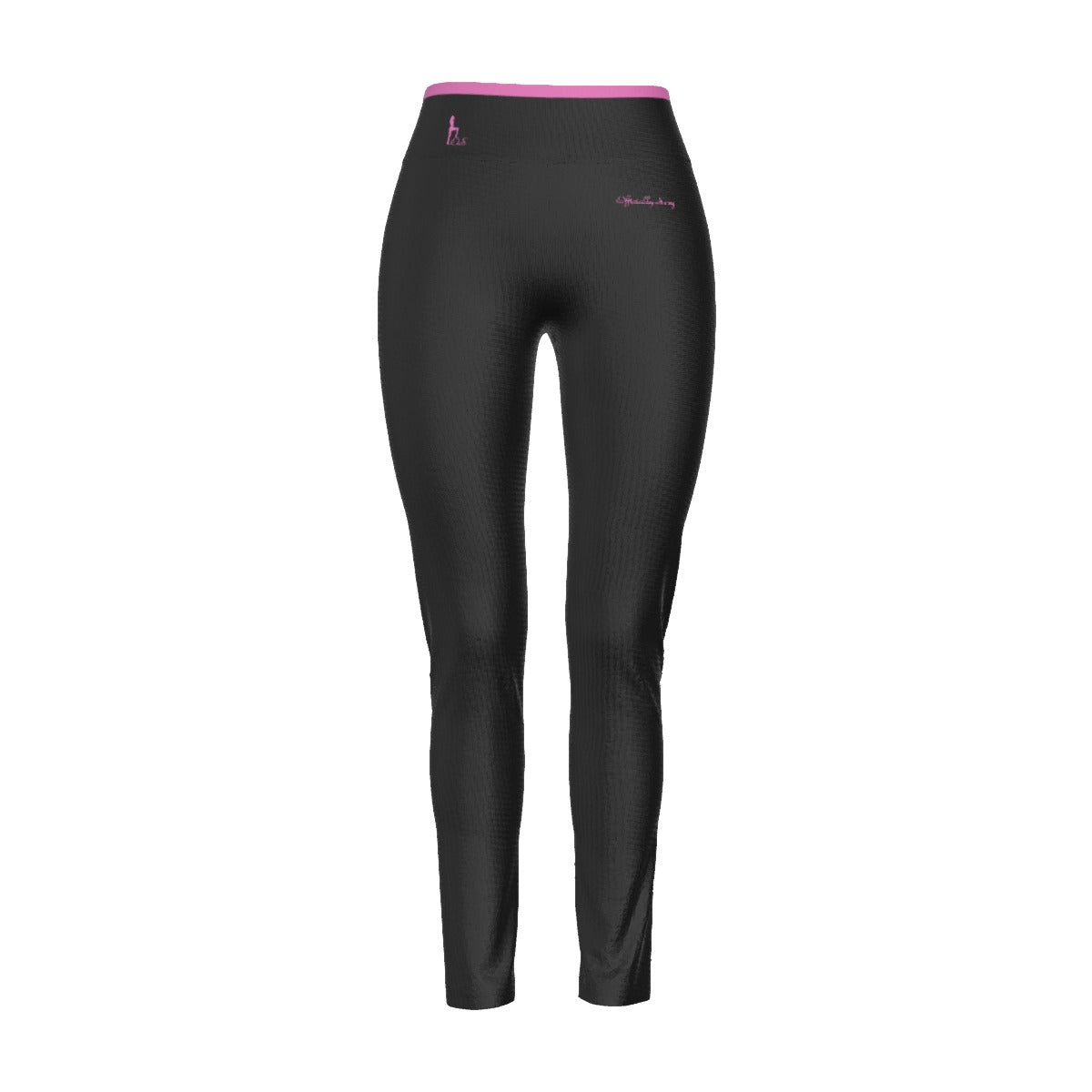 Officially Sexy English Solid Color Collection Women's Pink e778bc High Waist Leggings With Side Stitch Closure