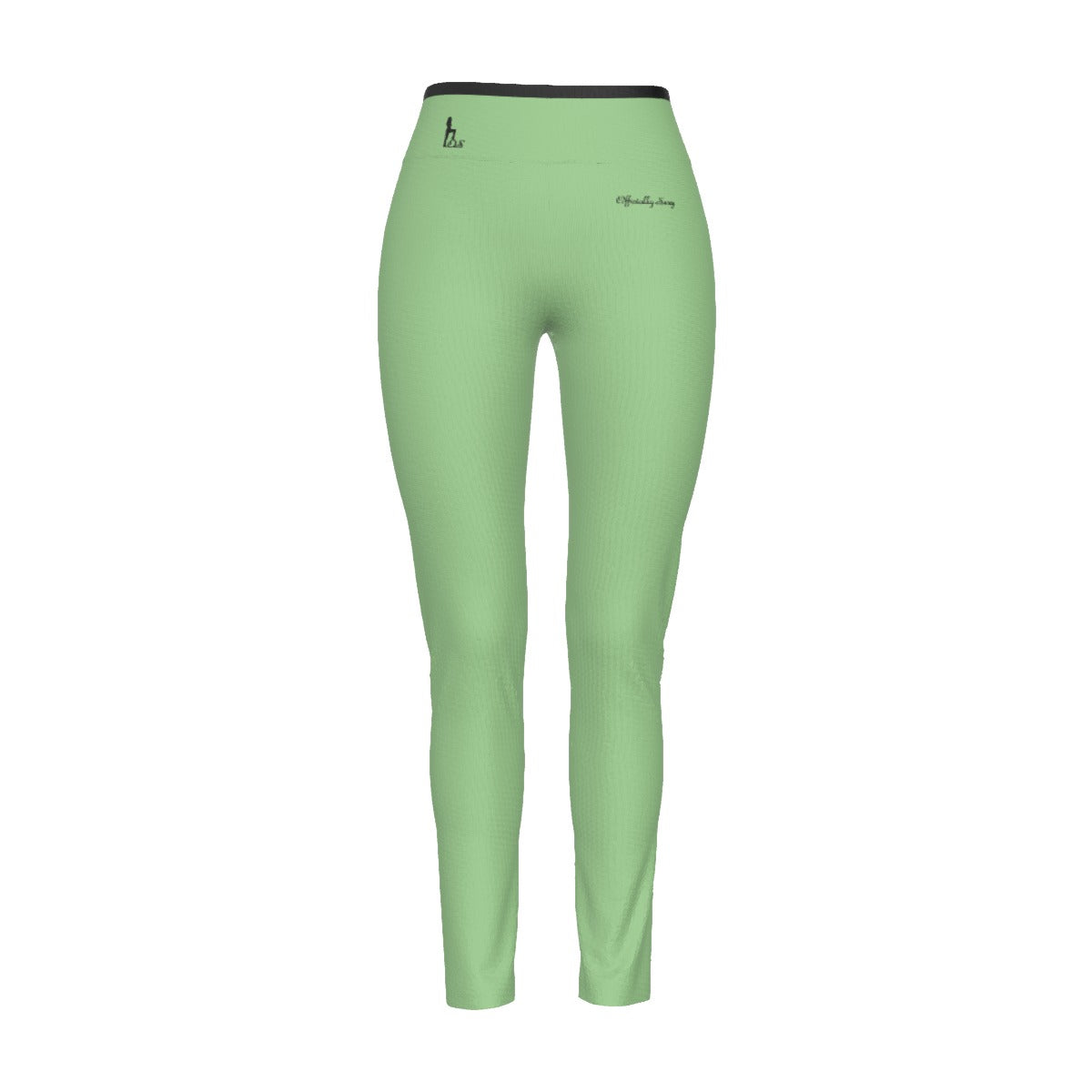 Officially Sexy English Solid Color Collection Women's High Waist Leggings With Side Stitch Closure