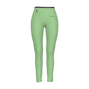 Officially Sexy English Solid Color Collection Women's High Waist Leggings With Side Stitch Closure