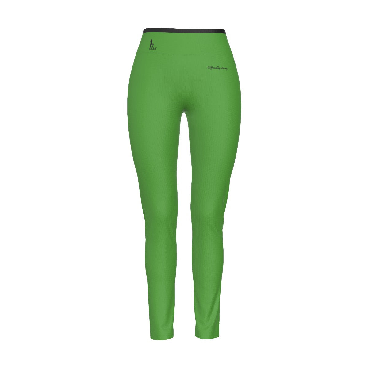 Officially Sexy English Solid Color Collection Women's High Waist Leggings With Side Stitch Closure
