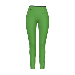 Officially Sexy English Solid Color Collection Women's High Waist Leggings With Side Stitch Closure