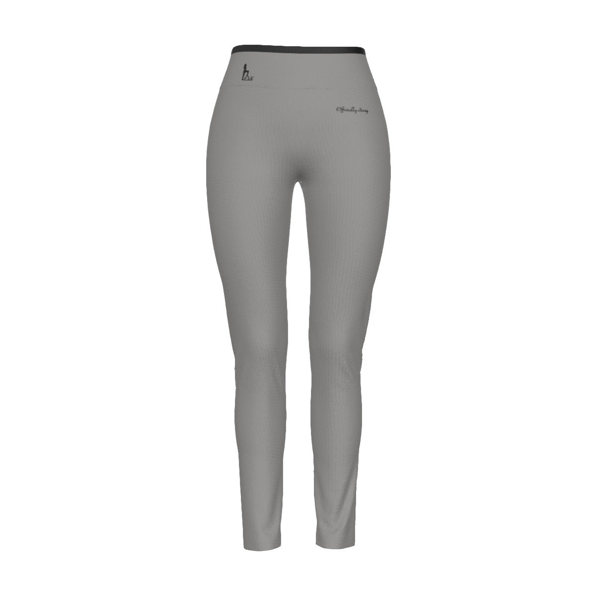 Officially Sexy English Solid Color Collection Women's High Waist Leggings With Side Stitch Closure