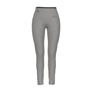 Officially Sexy English Solid Color Collection Women's High Waist Leggings With Side Stitch Closure