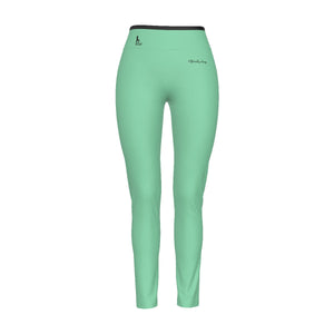 Officially Sexy English Solid Color Collection Women's High Waist Leggings With Side Stitch Closure
