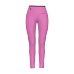 Officially Sexy English Solid Color Collection Women's High Waist Leggings With Side Stitch Closure