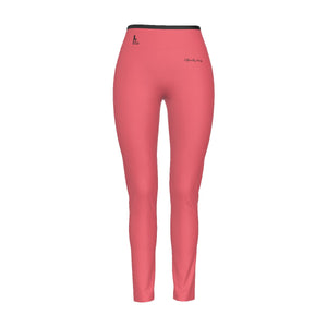 Officially Sexy English Solid Color Collection Women's High Waist Leggings With Side Stitch Closure