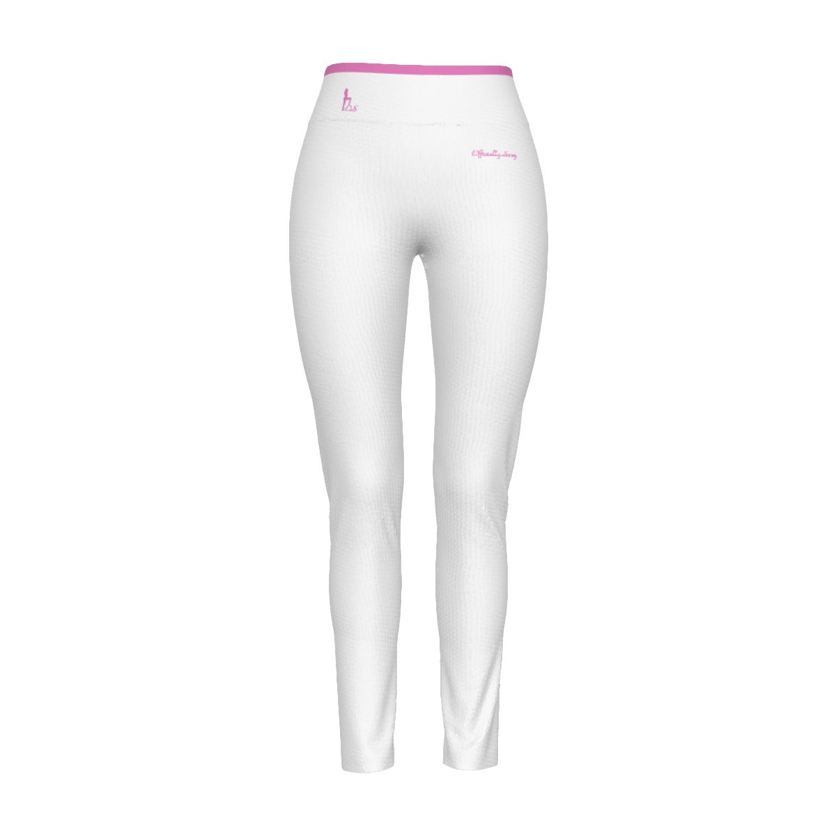 Officially Sexy English Solid Color Collection Women's Pink e778bc High Waist Leggings With Side Stitch Closure