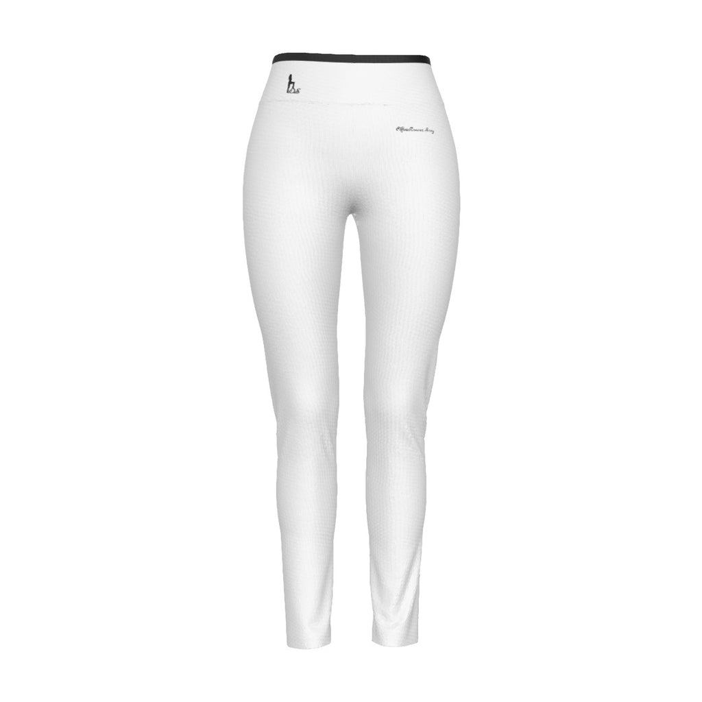 Officiellement Sexy French Solid Color Collection Women's High Waist Leggings With Side Stitch Closure Neutral Colors
