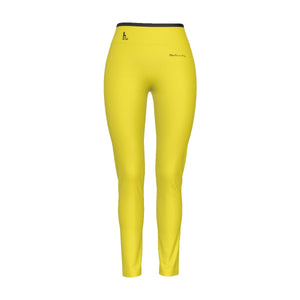 Officiellement Sexy French Women's Solid Color High Waist Leggings With Side Stitch Closure Bright Colors