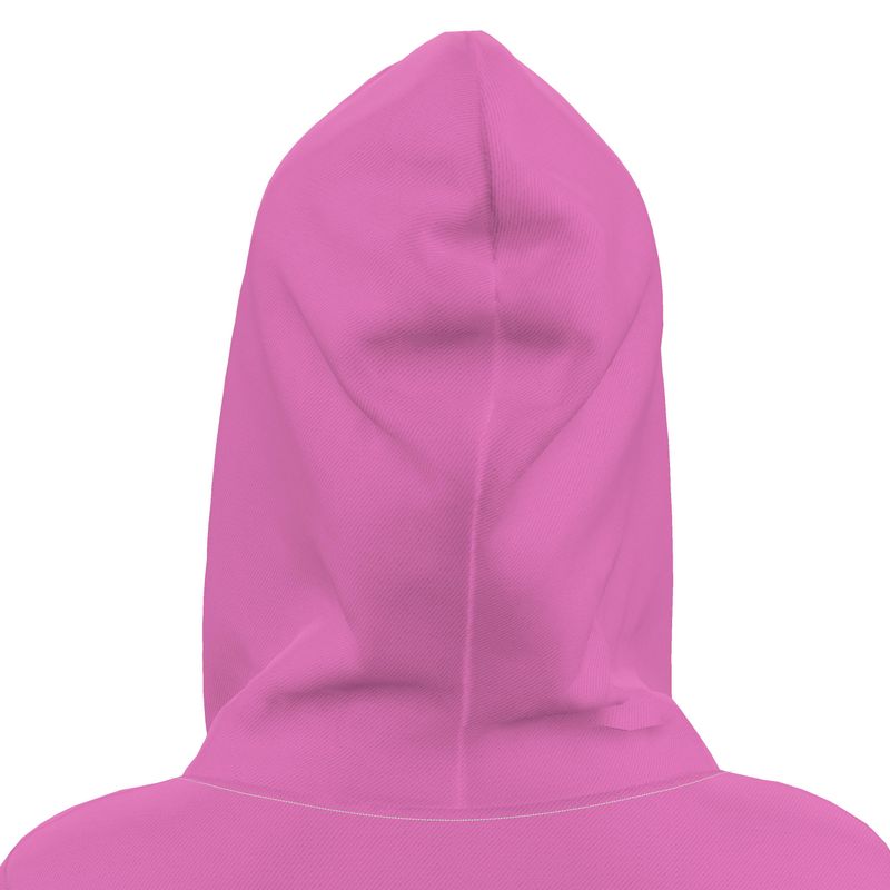Officially Sexy Solid Color Pink & White Hoodie Dress
