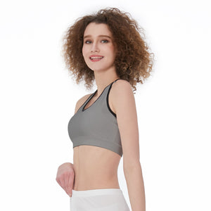 Officially Sexy Solid Color With Black Trim Women’s Sports Bra