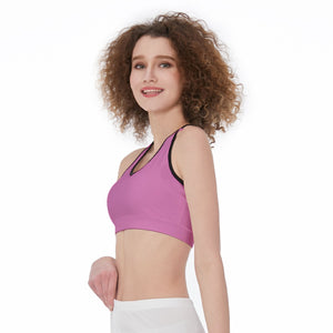Officially Sexy Solid Color With Black Trim Women’s Sports Bra