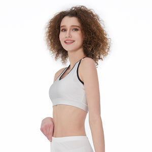 Officially Sexy Solid Color With Black Trim Women’s Sports Bra