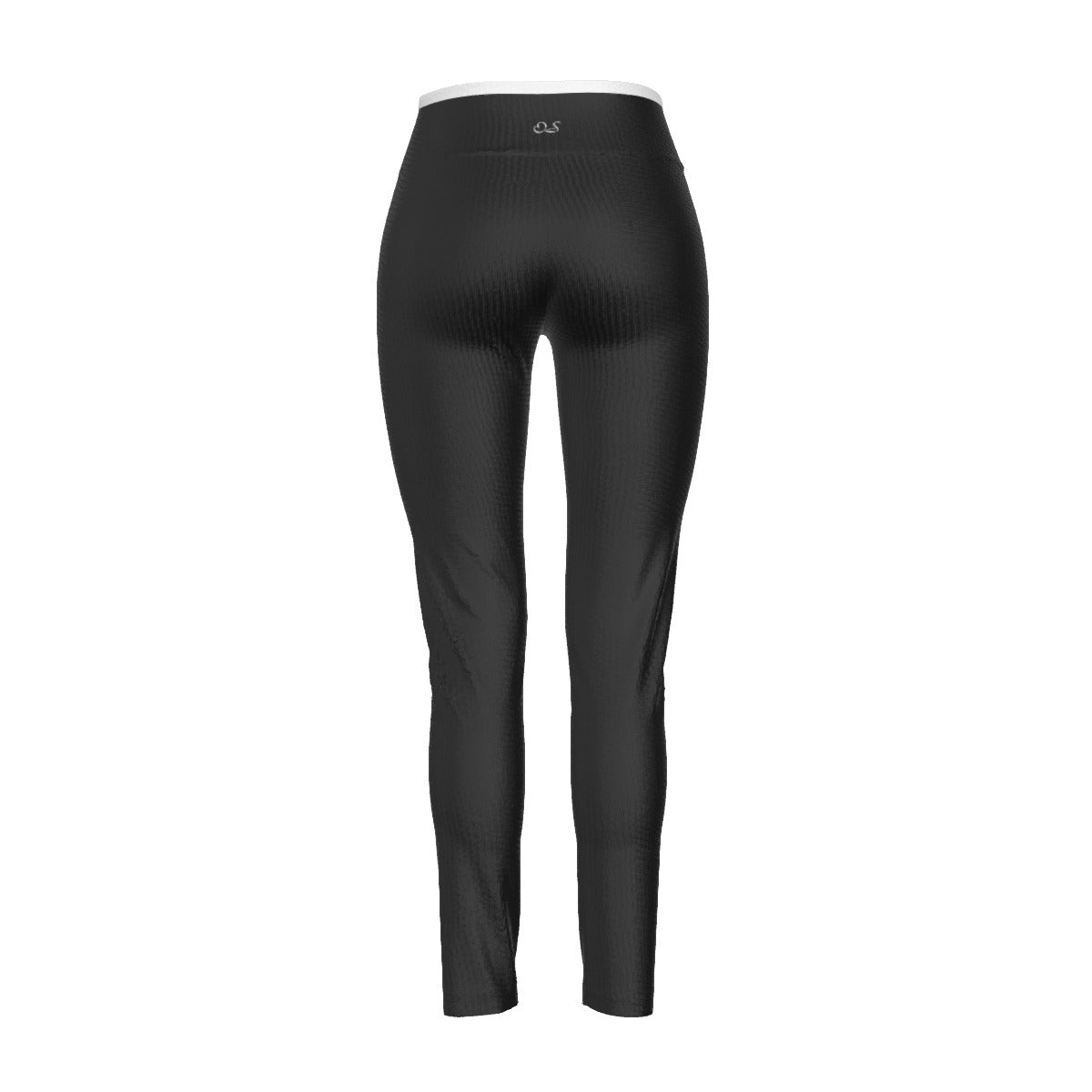 Officially Sexy English Solid Color Collection Women's High Waist Leggings With Side Stitch Closure