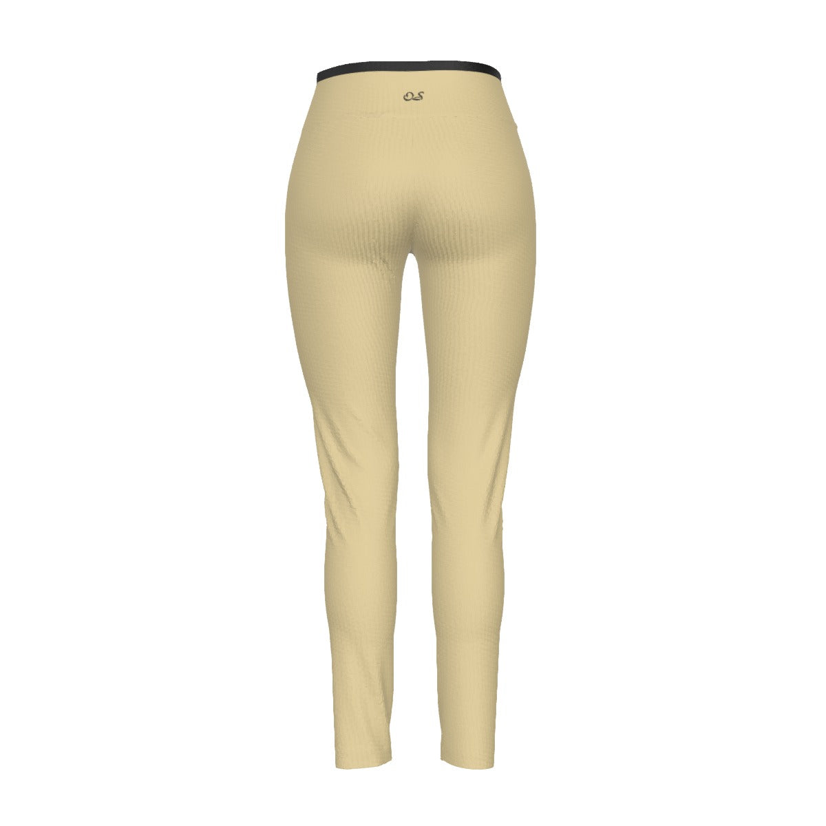 Officially Sexy English Solid Color Collection Women's High Waist Leggings With Side Stitch Closure