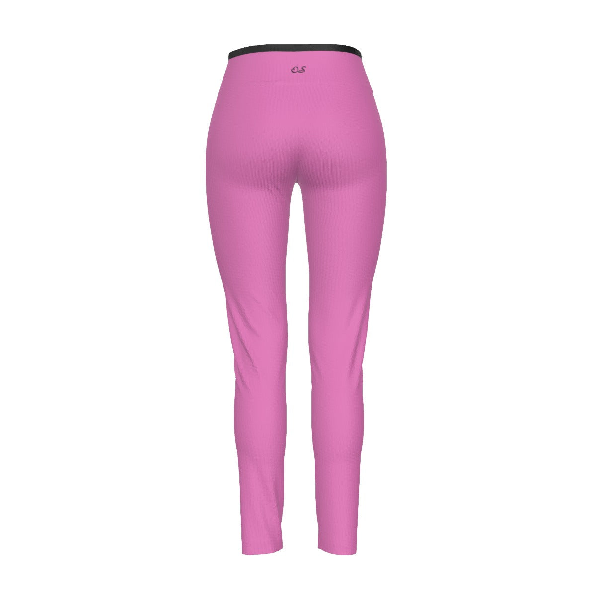 Officially Sexy English Solid Color Collection Women's High Waist Leggings With Side Stitch Closure