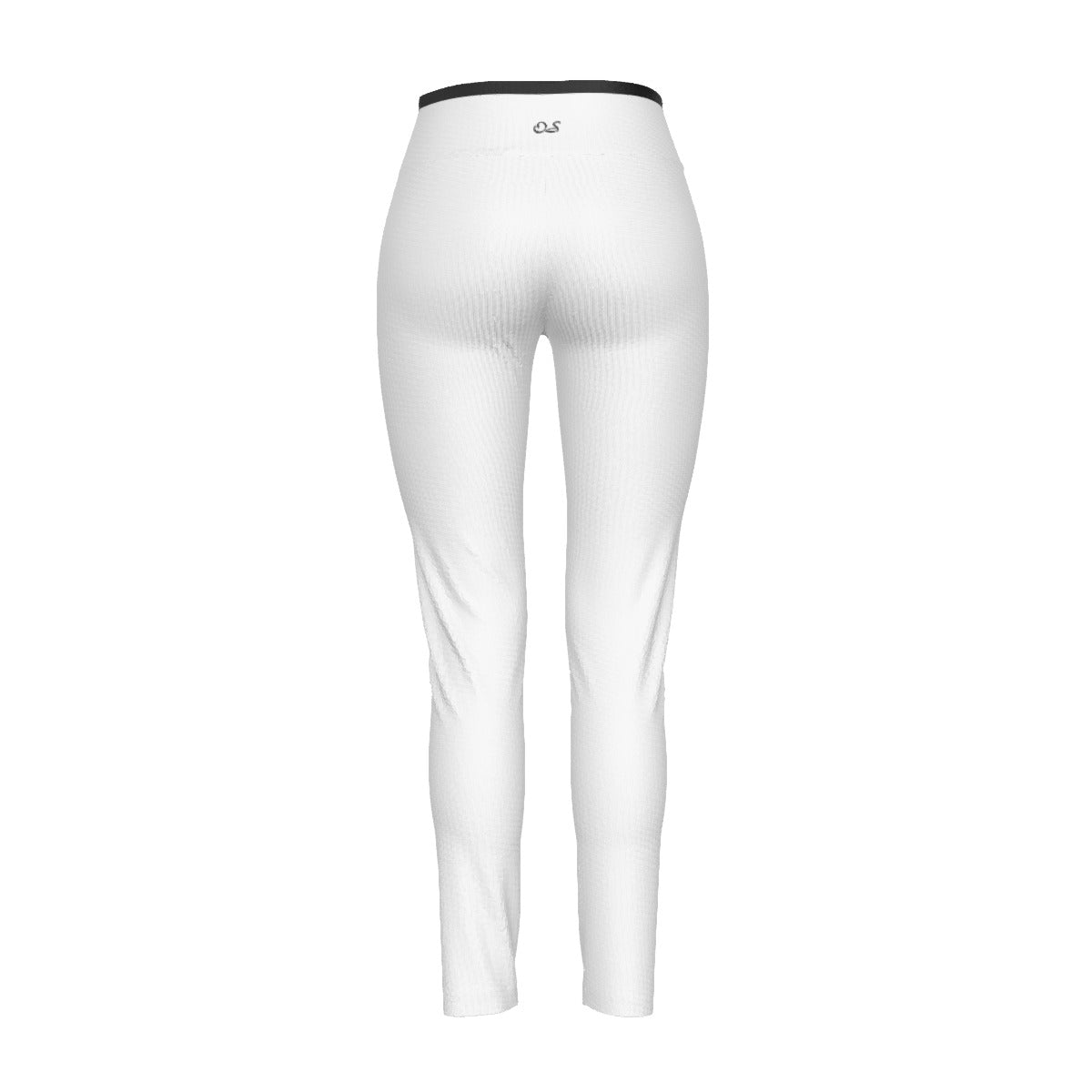 Officially Sexy English Solid Color Collection Women's High Waist Leggings With Side Stitch Closure