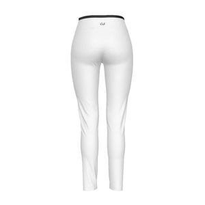 Officially Sexy English Solid Color Collection Women's High Waist Leggings With Side Stitch Closure