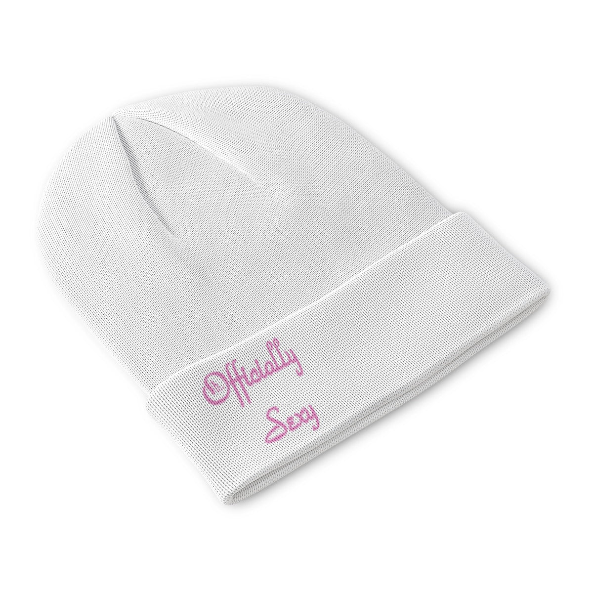English Officially Sexy Solid Color Collection Pink e778bc Knitted Hat