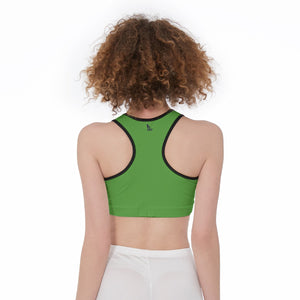 Officially Sexy Solid Color With Black Trim Women’s Sports Bra