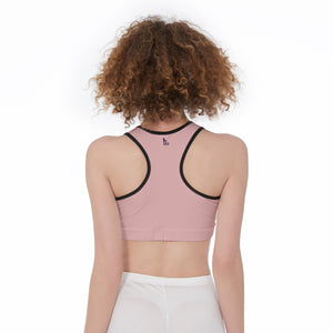 Officially Sexy Solid Color With Black Trim Women’s Sports Bra