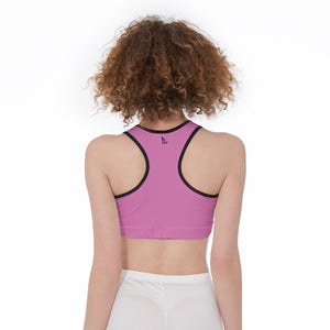 Officially Sexy Solid Color With Black Trim Women’s Sports Bra