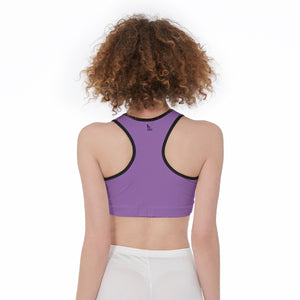 Officially Sexy Solid Color With Black Trim Women’s Sports Bra
