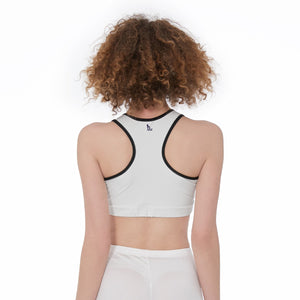 Officially Sexy Solid Color With Black Trim Women’s Sports Bra
