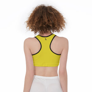 Officially Sexy Solid Color With Black Trim Women’s Sports Bra