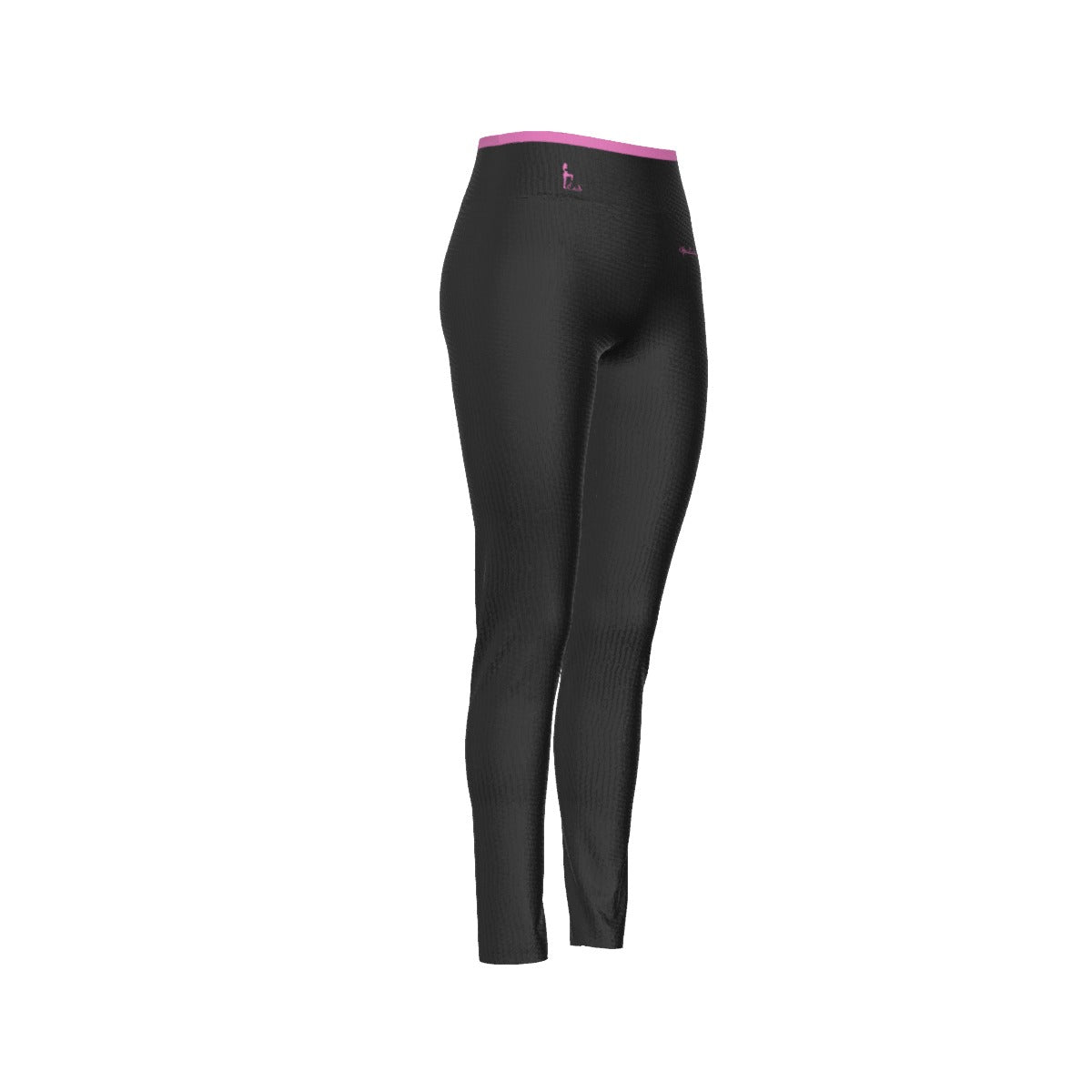 Officially Sexy English Solid Color Collection Women's Pink e778bc High Waist Leggings With Side Stitch Closure