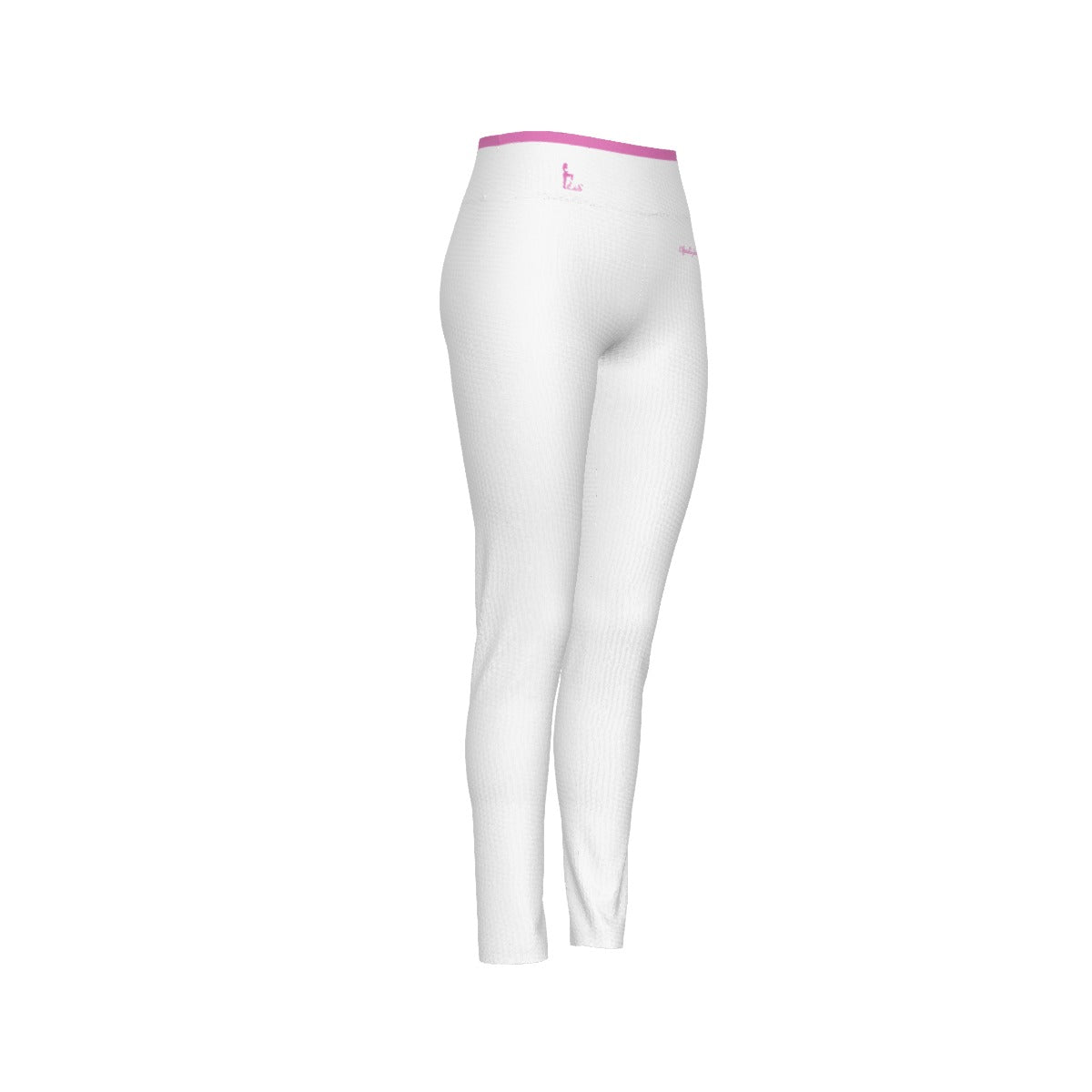 Officially Sexy English Solid Color Collection Women's Pink e778bc High Waist Leggings With Side Stitch Closure