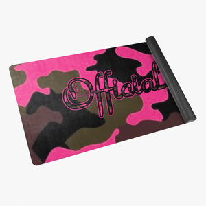 Officially Sexy Pink Army Camouflage Collection Suede Anti-slip Yoga Mat 1