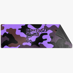 Officially Sexy Purple Army Camouflage Collection Suede Anti-slip Yoga Mat 1