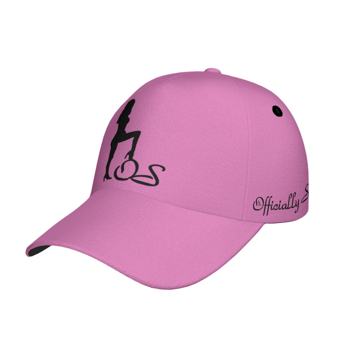 Officially Sexy English Solid Color Collection Print Peaked Cap With Box Pink e778bc