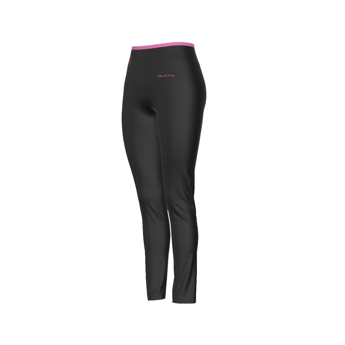 Officially Sexy English Solid Color Collection Women's Pink e778bc High Waist Leggings With Side Stitch Closure