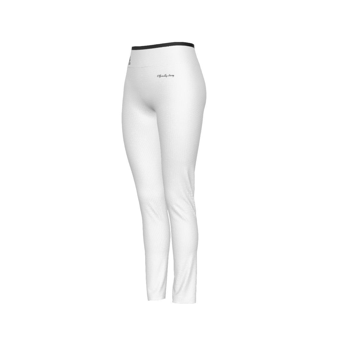 Officially Sexy English Solid Color Collection Women's High Waist Leggings With Side Stitch Closure
