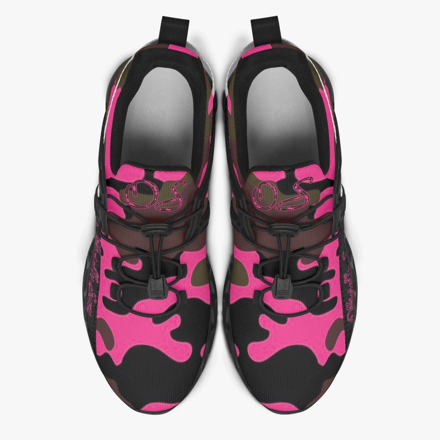 Officially Sexy Pink Army Camouflage Collection Mesh Running Shoes