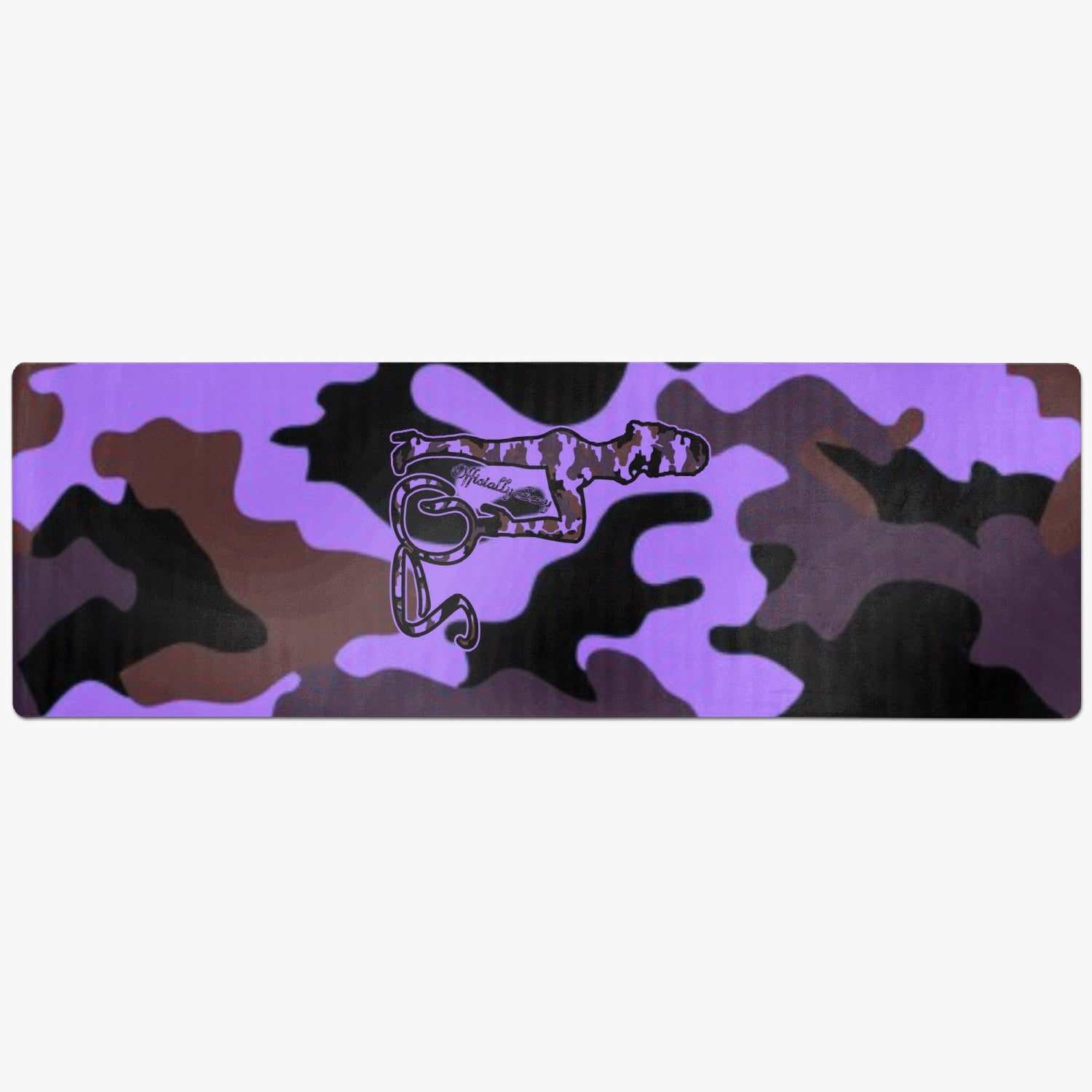Officially Sexy Purple Army Camouflage Collection Suede Anti-slip Yoga Mat 1