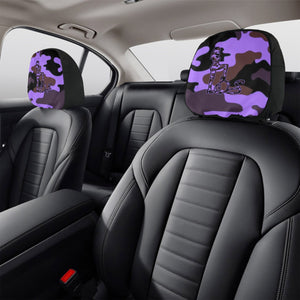 Officially Sexy Purple Army Camouflage Collection  2-pcs Car Headrest Covers
