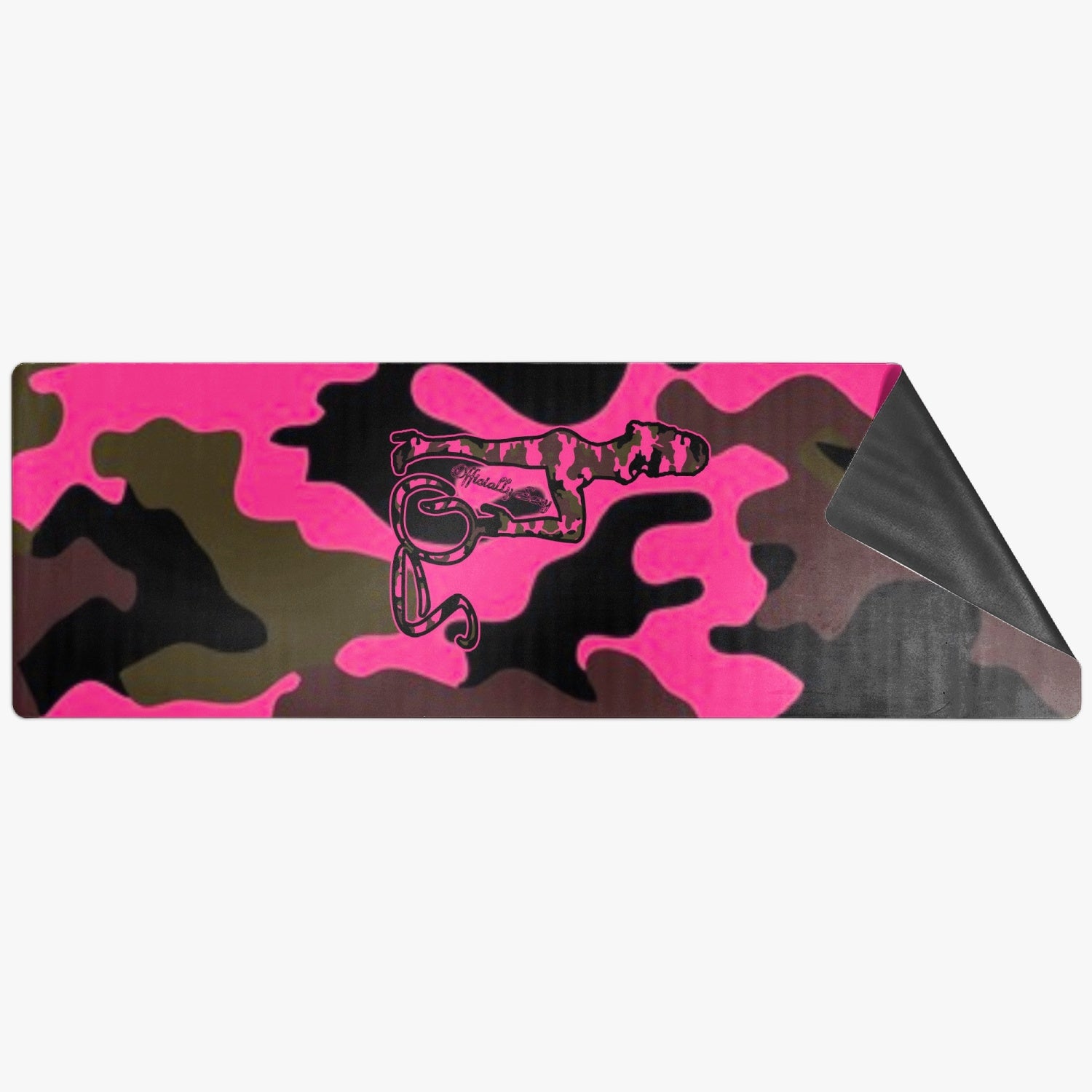 Officially Sexy Pink Army Camouflage Collection Suede Anti-slip Yoga Mat 2