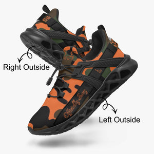 Officially Sexy Orange Army Camouflage Collection Mesh Running Shoes