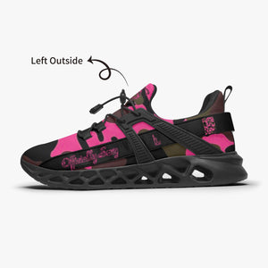 Officially Sexy Pink Army Camouflage Collection Mesh Running Shoes